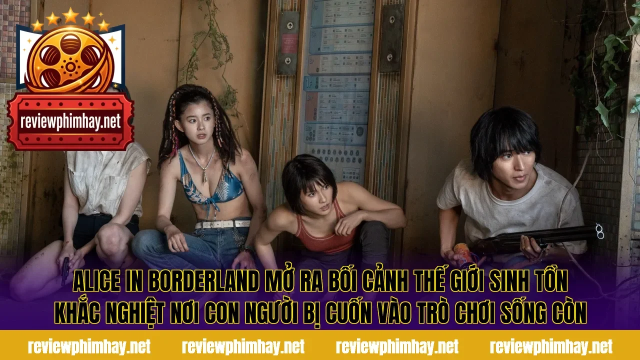 Alice in Borderland mở ra bối cảnh thế giới sinh tồn khắc nghiệt nơi con người bị cuốn vào trò chơi sống còn