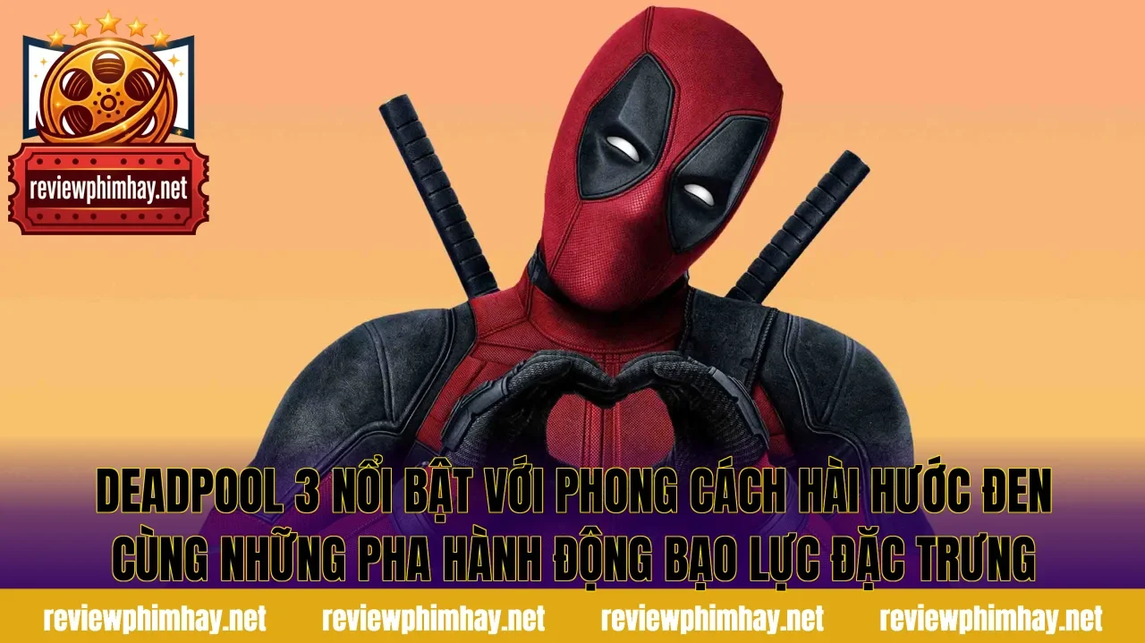 Deadpool 3 nổi bật với phong cách hài hước đen cùng những pha hành động bạo lực đặc trưng