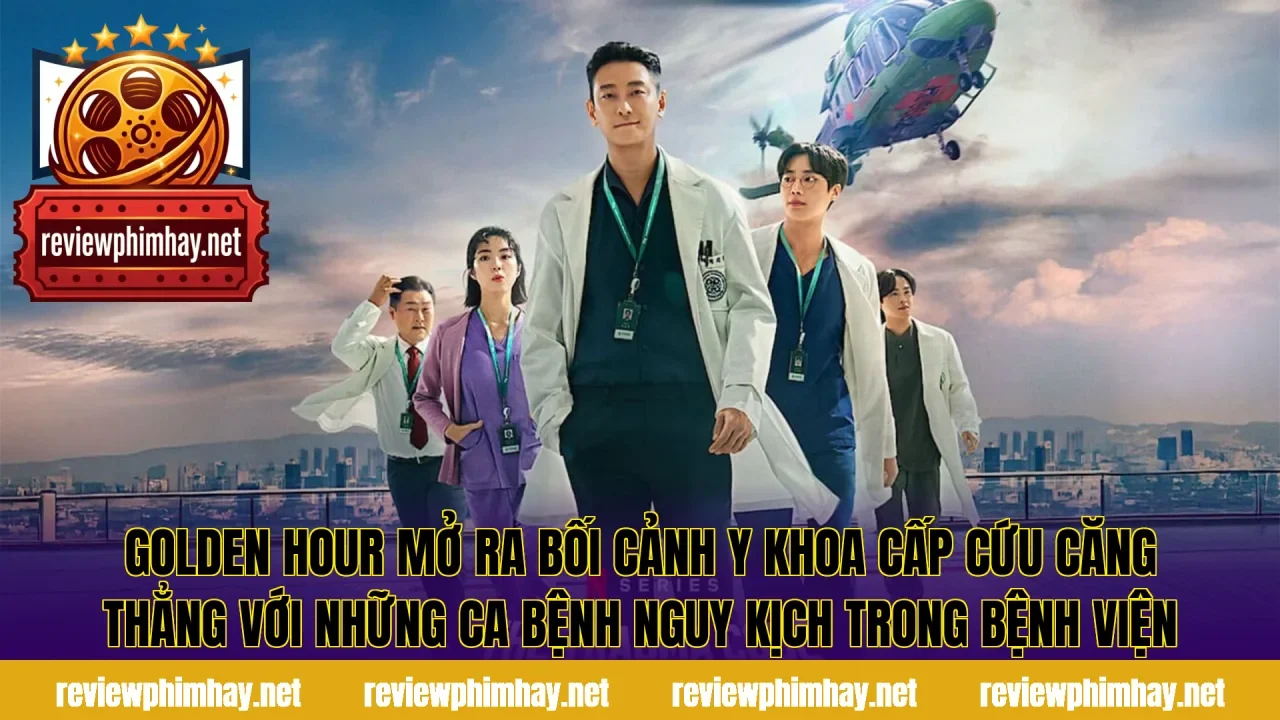 Golden Hour mở ra bối cảnh y khoa cấp cứu căng thẳng với những ca bệnh nguy kịch trong bệnh viện