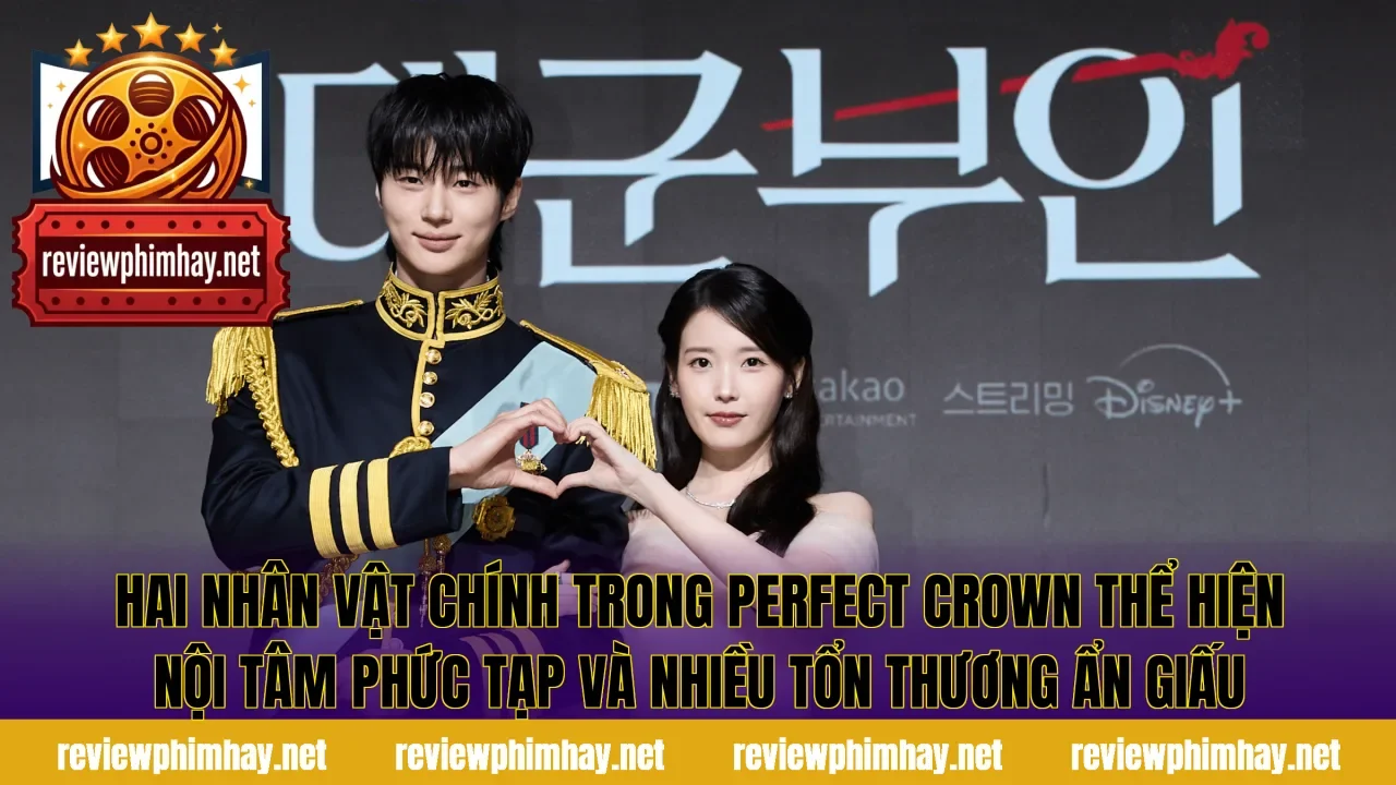 Hai nhân vật chính trong Perfect Crown thể hiện nội tâm phức tạp và nhiều tổn thương ẩn giấu