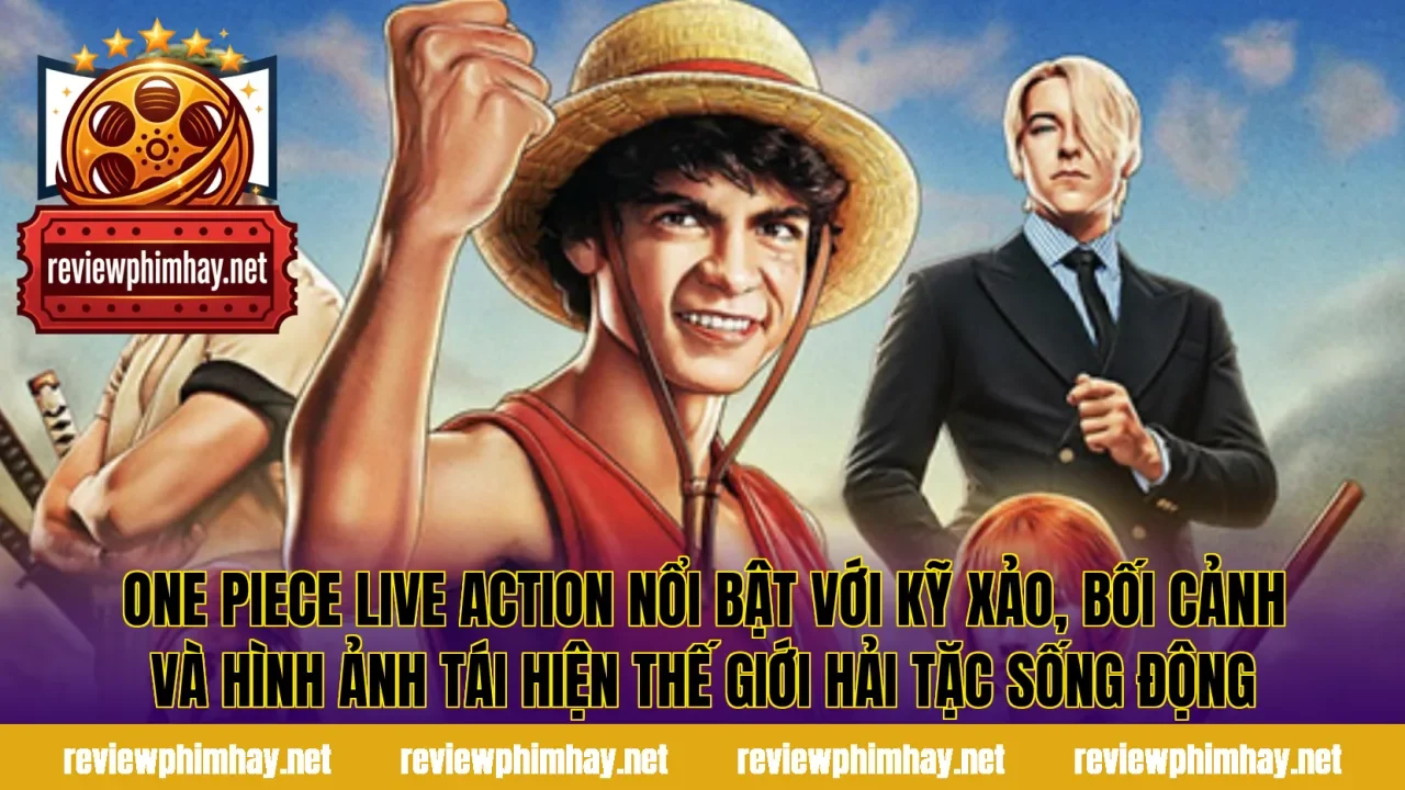 One Piece Live Action nổi bật với kỹ xảo, bối cảnh và hình ảnh tái hiện thế giới hải tặc sống động