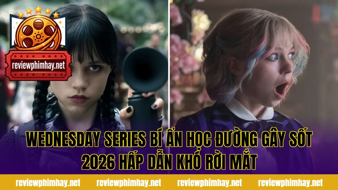 Wednesday Series Bí Ẩn Học Đường Gây Sốt 2026 Hấp Dẫn Khó Rời Mắt